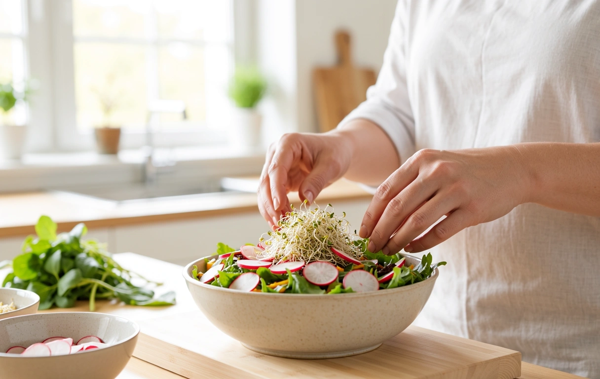 Frische Zutaten für eine ausgewogene Ernährung